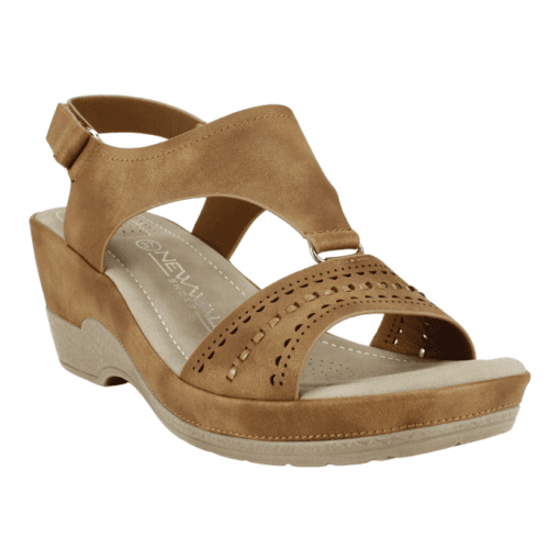 Sandalia Emma Confort Camel - Imagen 2