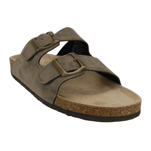 Sandalia Doble Correa Taupe - Imagen 3