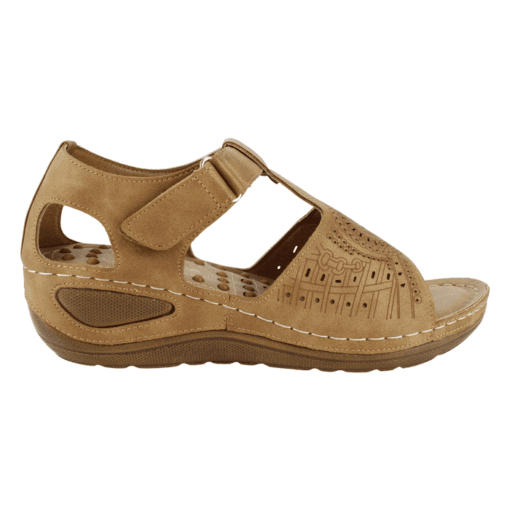 Sandalia Marina Confort Camel