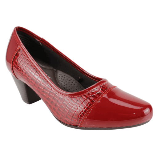 Zapato Reptil Shine Rojo - Imagen 2