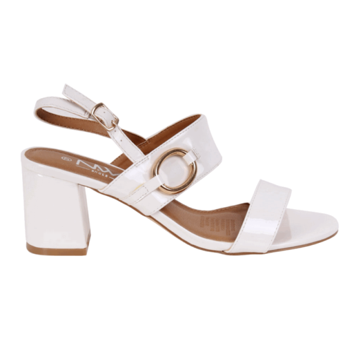 Sandalia Argolla White