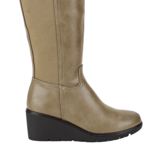 Bota Elastizada Taupe - Imagen 4