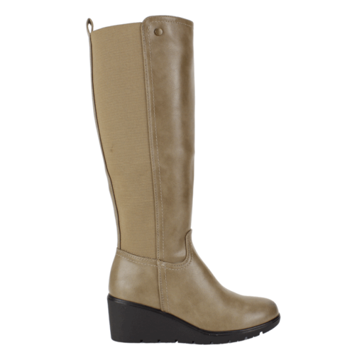 Bota Elastizada Taupe