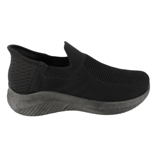 Zapatilla Slip On Mesh Negra