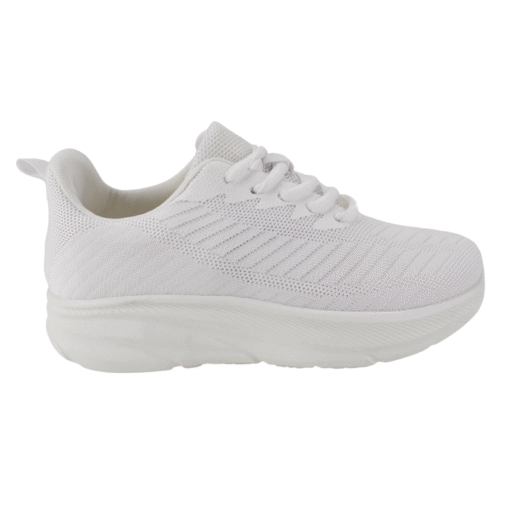 Zapatilla Mesh Plataforma Blanca