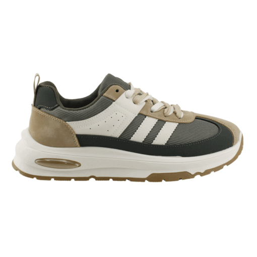 Zapatillas Urbana Retro Verde Petróleo
