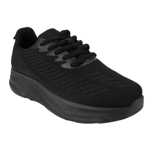 Zapatilla Mesh Plataforma Negra - Imagen 2
