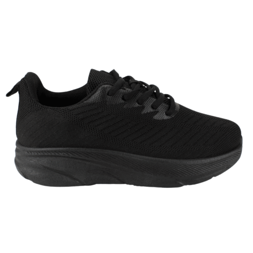 Zapatilla Mesh Plataforma Negra
