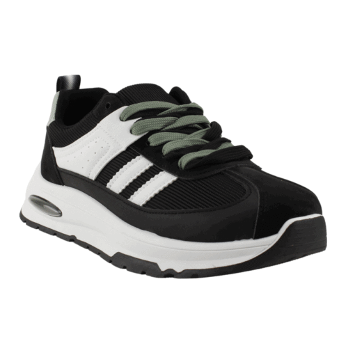 Zapatillas Urbana Retro Negra - Imagen 2