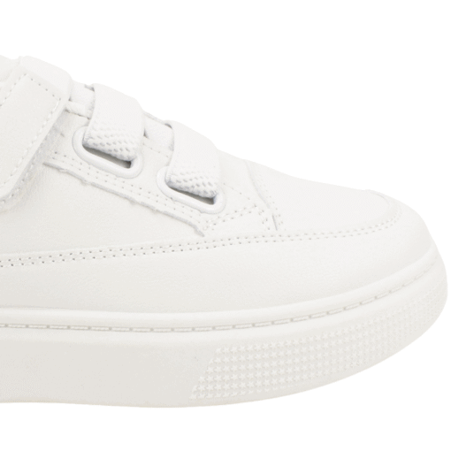 Zapatillas New Walk Brillos Plataforma Blanca