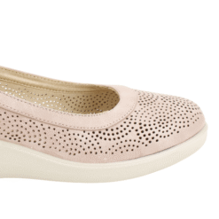 Zapato New Walk Troquelado Rosa
