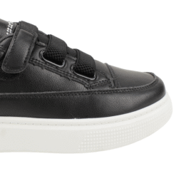 Zapatillas New Walk Brillos Plataforma Negro