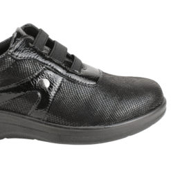 Zapatilla New Walk Slip On Reptil Negra
