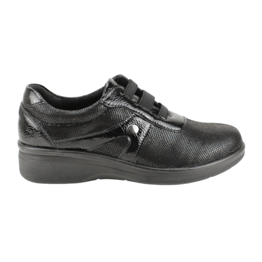 Zapatilla New Walk Slip On Reptil Negra
