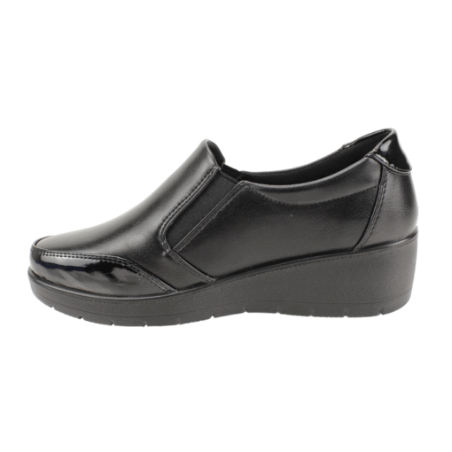 Zapato New Walk Plataforma Confort Negro