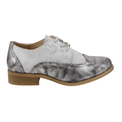 Zapato New Walk Reptil Plateado