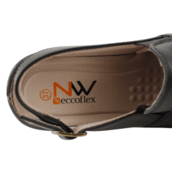 Sandalia New Walk Ortopédica Negra