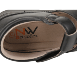 Sandalia New Walk Franciscana Negra