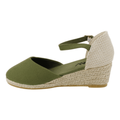 Alpargata New Walk Yute Verde Petróleo