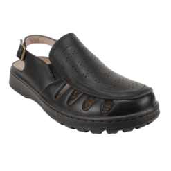 Sandalia New Walk Ortopédica Negra