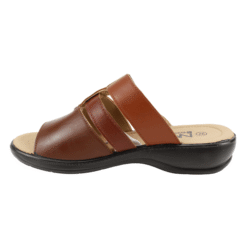 Sandalia New Walk Slip On Broche Café