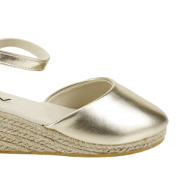 Alpargata New Walk Yute Dorada