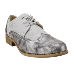 Zapato New Walk Reptil Plateado