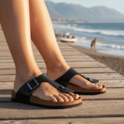 Havaiana New Walk Broche Negra