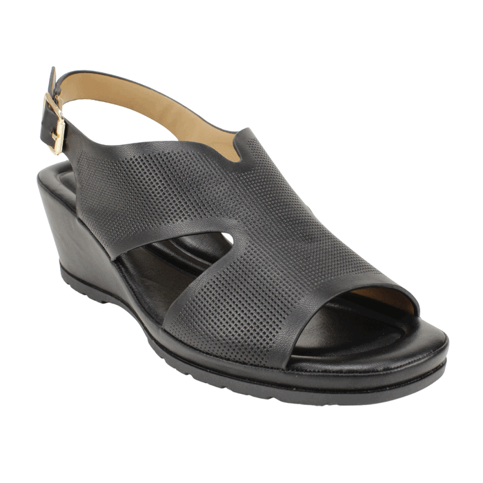 Sandalia New Walk Texturas Negra