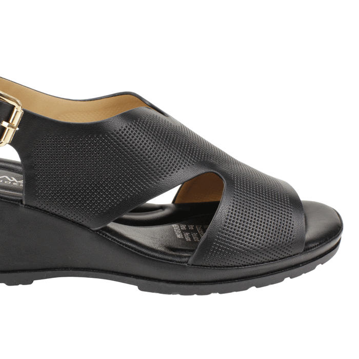 Sandalia New Walk Texturas Negra