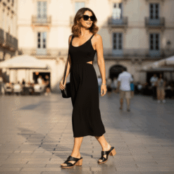 Sandalia New Walk Fiesta Negra