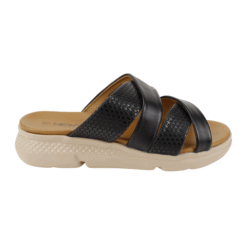 Sandalia Trenzada Negra