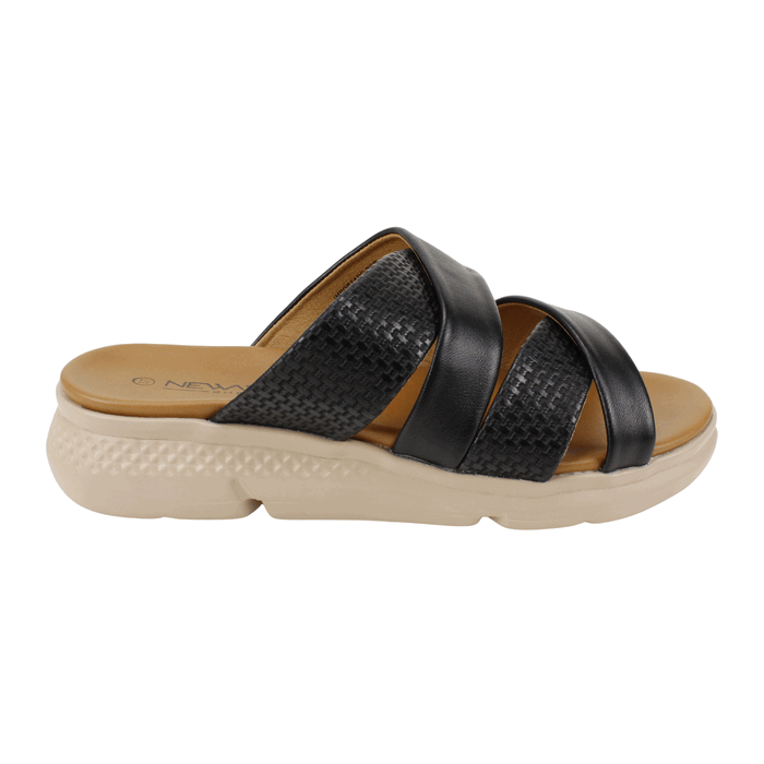 Sandalia Trenzada Negra