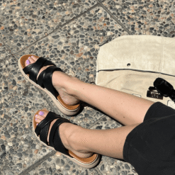 Alternative view of Sandalia Trenzada Negra