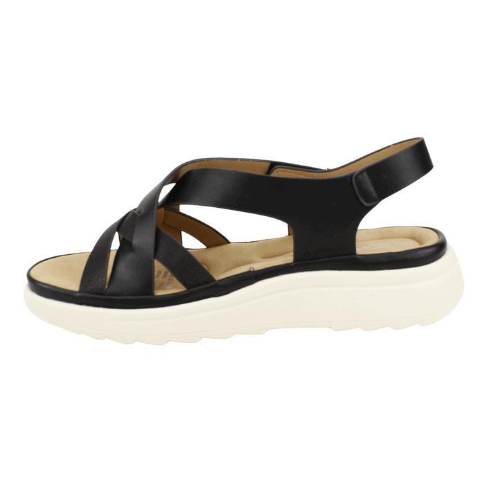 Sandalia Anatomica Velcro Negra - Imagen 4