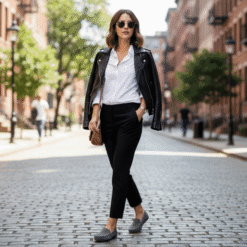 Alternative view of Mocasín  Slip On Confort Gris