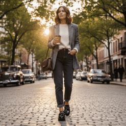 Alternative view of Mocasín  Broche Confort Negro