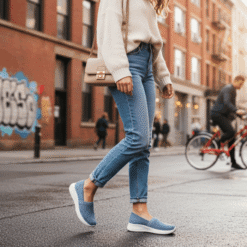 Alternative view of Zapatilla Transpirable Confort Celeste