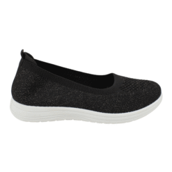 Zapatilla Slip On Confort Negra