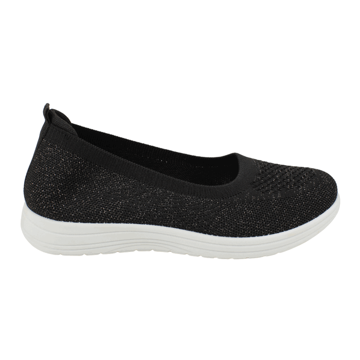 Zapatilla Slip On Confort Negra