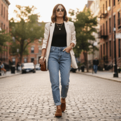 Alternative view of Mocasín  Slip On Confort Camel