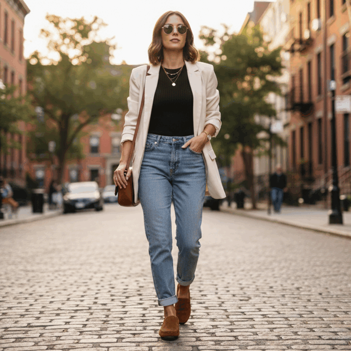 Mocasín Slip On Confort Camel - Imagen 2