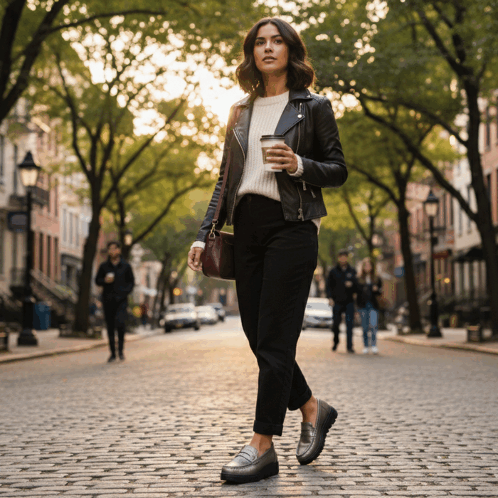 Mocasín Plataforma Confort Plateado - Imagen 2