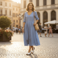 Alternative view of Sandalia Troquelada Blanca