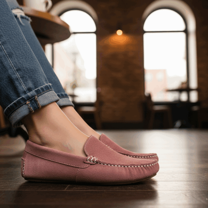 Mocasín Slip On Confort Rosa - Imagen 2
