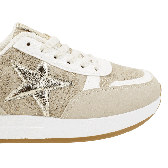 Zapatilla Stellar Plataforma Beige - Imagen 4