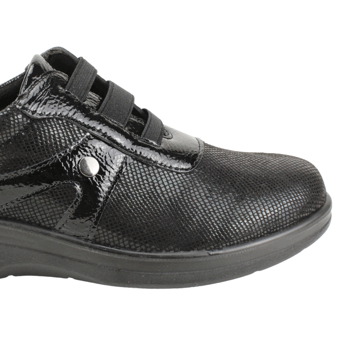 Zapatilla Slip On Reptil Negra - Imagen 4