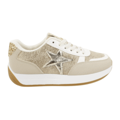 Zapatilla Stellar Plataforma Beige