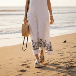 Alternative view of Sandalia Tiras Cruzadas Dorada