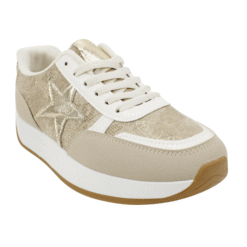 Alternative view of Zapatilla Stellar Plataforma Beige